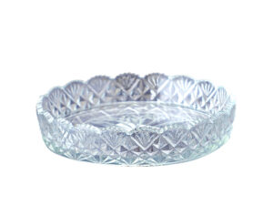 Glass Dish Rnd 10×2.5x10cm