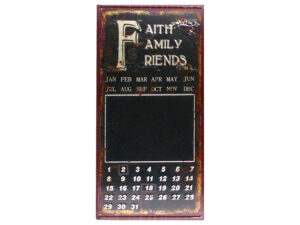 Faith Family & Friends Calendar 30x60cm