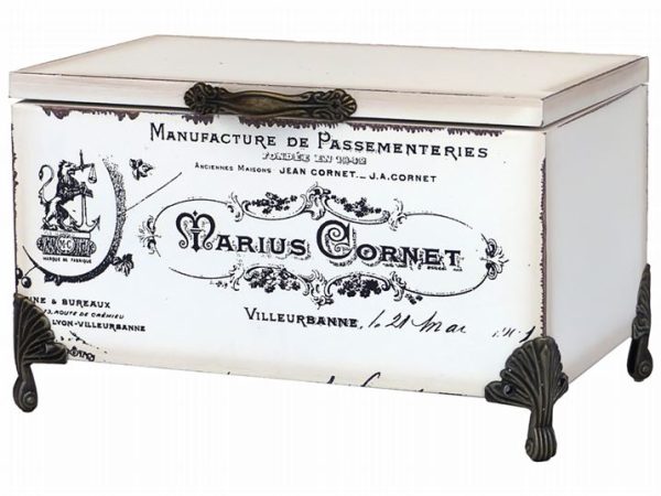 Jewellery Chest Medium Cream 23x16x16
