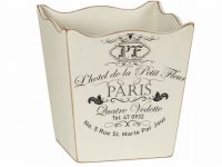 Dustbin Cream French 18x18x19.5