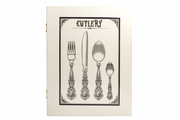 Cutlery Hldr/Lid Med Cr 28x35x7