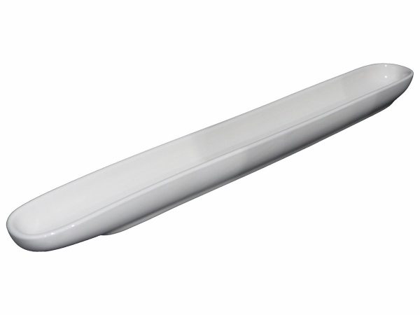 DISH LONG OVAL NARROW WH 46X5.5