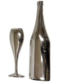 Wine Bottle&Glass Wall 11x42