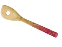 BAMBOO STIRRER PATT FLOWER 30X6