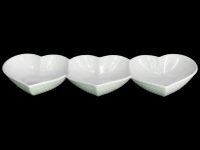 BOWL 3 HEARTS WH 38X11X4