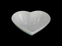 HEART SHAPED BOWL WHITE 16X15X6