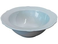BOWL RND WH EMBOSSED RIM 22.5X7