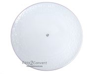 PLATTER RND WH PATT BORDER 31X31X2