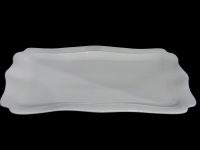 PLATTER RECT WH 36X25X2
