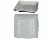 BOWL SQ FACET WH 21X21X4.5