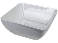 BOWL SQ WHITE 24X10