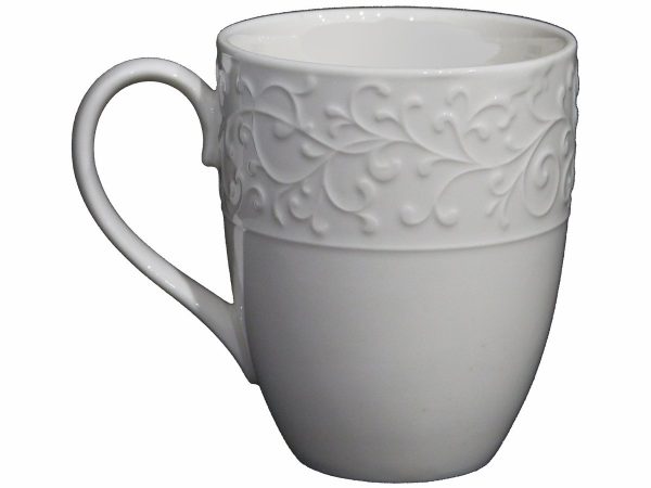 MUG EMBOSSED WG 12X8X10