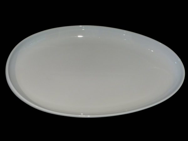 PLATTER OVAL WH 41X24X5