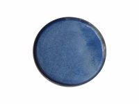 PLATE RND BLUE SIDE 19.5X19.5X2