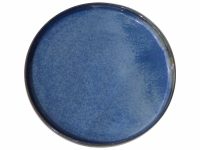 PLATTER RND BLUE 29X29X3