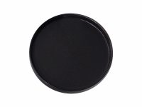 PLATE BLK DINNER RND 26.5X26.5X3