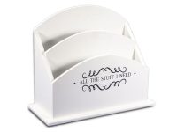 Letter Holder Wh&Black writing 24x10x20