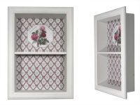 Wall Cabinet Rose Design 51x35x9