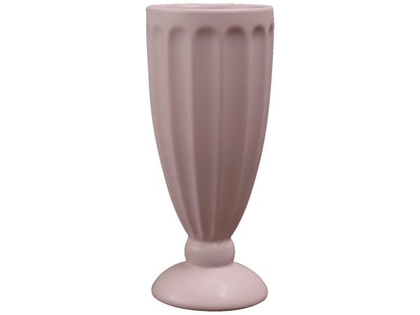 MILK SHAKE GLASS PASTEL PINK