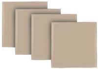 TAUPE NAPKIN PLAIN 45X45