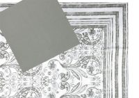 WH GREY PAISLEY RUNNER 60X370