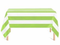 Tablecloth Lime Green_AND_Wh B/S 150x370