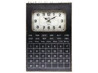 Wall Clock Brown _AND_ Calendar 40x61cm