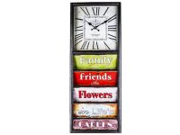Wall Clock Brown Live 26x6.5x60h