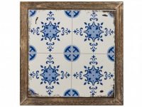 Wall Art Blue &wH 30X2.5X30