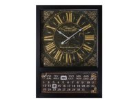Clock&Calendar Brwn Roman Numeral 50x70