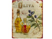 Oliva A Metal Plague 20x25cm