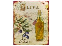 Oliva B Metal Plague 20x25cm