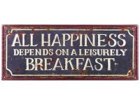 All Happiness Metal Plague 20x50cm