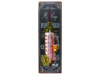 Wall Thermometer Wine Bottle 8x25cm