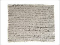 Linen Traycloth 40x50 Nat/Black Script