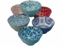 BOWL SET SMALL SET 6 ASS COL 3.5''