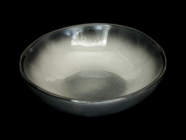BOWL BLK DK GREY 17.5X17.5X6