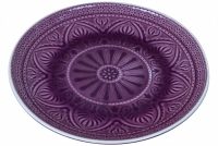 Plate Stoneware Violett 25cm