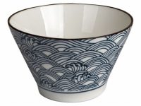Bowl Noodle B_AND_W Waves 12.5x12.5x7