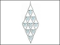 Hanging Chain Barfi 9 Lights
