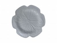 PLATE FISH PETAL WH 22CM