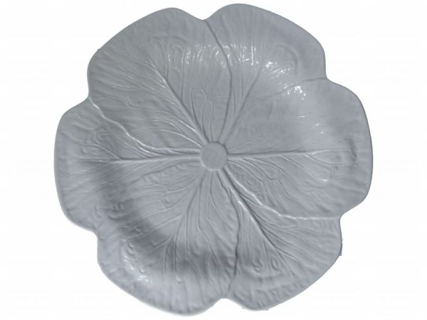 PLATE DINNER LARGE PETAL WH 31CM