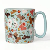 MUG SET 4 DOG & CATS