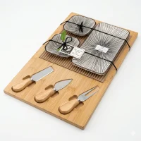 LGE BOARD BW 4PC CHEESE
