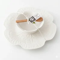 PETAL PLATE BOWL SET