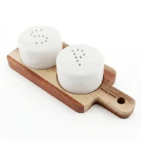 SALT & Pepper set 2 wooden Board