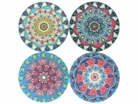 CIASTER SET 4 MORROCAN GREEN PINK ASS