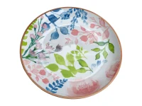 PLATE CERAMIC 10'' FLORAL PINK